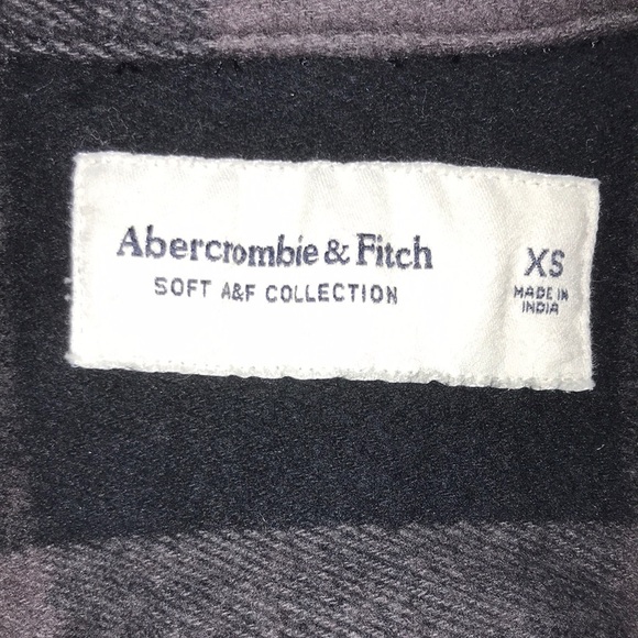 Abercrombie & Fitch Soft A&F Collection Women’s Thick Plaid Flannel Shacket - Picture 9 of 10
